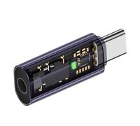 Uqezagpa Senza perdita di tipo C a frequenza audio ausiliaria adattatore porta suono chiaro per telefono 15 compresse senza soluzione di continuità musica tipo C adattatore smartphone