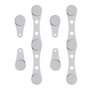 Uqezagpa Set di 2 fibbie in silicone per friggitrici ad aria per bloccare saldamente la carta e garantire una cottura sicura con i bambini intorno al calore clip in silicone per friggitrici ad aria