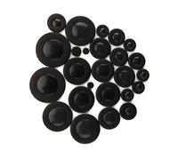 Uqezagpa Set di 25 cuscinetti per sassofono soprano tenore e sassofono in pelle di ricambio per suonare il sassofono
