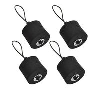 Uqezagpa Set di 4 tappi per foro di scarico per canoe con corda di trazione standard in schiuma ad alta elasticità Kayak Scupper Stopper Plug Set Marine Barche Scupper spine