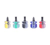 Uqezagpa Set di 5 cacciaviti in miniatura, design compatto per riparazioni e progetti di macchine da cucire con piatto e incrociato