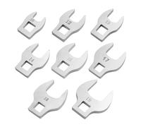 Uqezagpa Set di chiavi a pedale di corvo da 3/8 pollici, 8 pezzi, 10-19 mm, strumento per chiavi a cricchetto, chiavi meccaniche di accesso