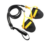 Uqezagpa Set di fasce per esercizi di resistenza per il nuoto e la forza del braccio, Powercord con pagaie Land Gear