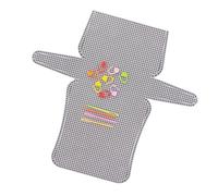 Uqezagpa Set di fogli di tela in rete acrilica multiuso per ricamo e lavoro a maglia borsa a tracolla borsa per fare accessori artigianali ricamo fogli di tela acrilica, Set 2 piccole dimensioni, One