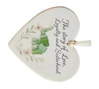 Uqezagpa Set di ornamenti in acrilico infrangibile per le vacanze in vetro di mare ricordi dell'amicizia per tradizioni familiari Facile ornamento da appendere senza attrezzi