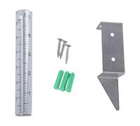 Uqezagpa Set di pluviometri facili da leggere per una raccolta accurata dei dati meteorologici a scuola, esperimenti in giardino, strumento meteorologico