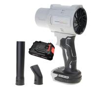 Uqezagpa Soffiatore violento senza fili, 21 V, potente soffiatore per foglie per lavaggio auto e cura del prato, ideale per casa all'aperto