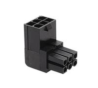 Uqezagpa Solido 90Degree Scheda Grafica Gomito Connettori 6pin Scheda Grafica Gomito Fibbia 6pin Adattatori Connettori