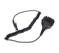 Uqezagpa Spalla Risvolto Mano Microfono Con 3.5mm Spine Suono Heavy Duty Spalla Mic Bidirezionale Radio Accessorio Per GP328plus
