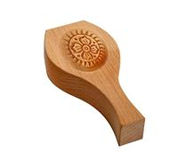 Uqezagpa Stampo da forno in legno a forma di fiore tradizionale cinese per metà autunno