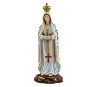 Uqezagpa Statua religiosa della Madonna di Fatima, simbolo di pace e devozione per la casa o la decorazione