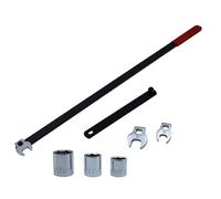 Uqezagpa Strumento di rimozione della puleggia tendicinghia folle Serpentine Cinghia di tensione Puleggia Chiave Set di Tensionamento Strumento Tenditore e folle