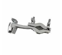 Uqezagpa Supporto in metallo per campanaccio a L, supporto per batteria, clip regolabile per campanacci, staffa di montaggio per strumento musicale