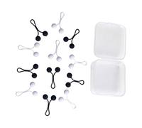 Uqezagpa Supporto per sciarpa in resina-ferro con perle per tessuti delicati, sicuro per tutto il giorno e abiti casual chiusura sciarpa, Medium, come descritto