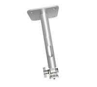 Uqezagpa Supporto professionale da soffitto per proiettore con piastra di base ispessita e design tubolare rinforzato per installazione stabile Sospensione scorrevole parentesi