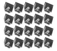 Uqezagpa Tastiere meccaniche 1U Keycaps Spazi in bianco su misura trasparenti keycaps di cristallo interruttori Mx originali