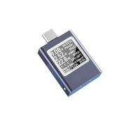Uqezagpa Tester di corrente di tensione di tipo C Misuratore di potenza USB C con display a LED per una valutazione accurata della capacità di potenza Amperometro preciso