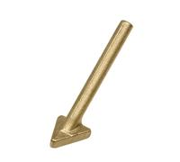 Uqezagpa Tipo triangolare Testa di saldatura Ottone Extral Riscaldato Saldatore Testa di Saldatura Punta per Saldatura Elettrica