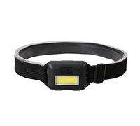 Uqezagpa Torcia frontale a LED, leggera e luminosa, alimentata a batteria, per lampada da testa, 3 modalità di illuminazione, torcia a LED per adulti e bambini che corrono