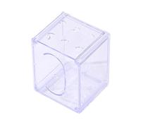 Uqezagpa Trasparente Guarda Organizzatore Contenitore Trasparente Gioielli Display Box per Uso Domestico e Commerciale Trasparente Scatola di Immagazzinaggio