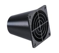 Uqezagpa Ugello circolare per ventola da 30 mm per ventola di raffreddamento del computer da 6 cm, adattatore per tubo flessibile con uscita circolare