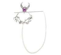 Uqezagpa Unique Witch Hairpin Adornment Set elegante bastone per capelli con strega magica ispirata