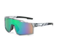 Uqezagpa Unisex Sport All'aria Aperta Sfumature Filtro Colorato Leggero Occhiali Da Sole Sportivi Per Ciclismo Corsa Attività di Pesca Alla Moda Polarizzato Per, Grigio traslucido Fra