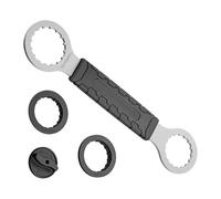 Uqezagpa Universals Bike Lockring Tool include catena frusta Lockring Tool e chiave per la manutenzione del ciclismo riparazione biciclette professionale
