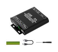 Uqezagpa USB A RS232 422 232 Industriale Isolato Convertitore Embedded Circuiti di Protezione Enclosure Per Cavo di Trasferimento Dati di Controllo Industriale
