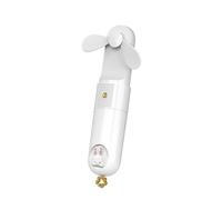 Uqezagpa Ventilatore portatile portatile ricaricabile piccola tasca con 3 velocità USB per ufficio esterno interno tasca viaggi amichevole