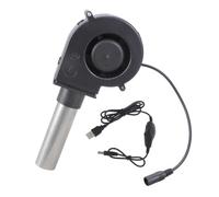 Uqezagpa Ventola per barbecue, 97 x 33 mm, 5 V, con regolatore di velocità variabile USB, centrifuga, 97 mm, per campeggio e cucina