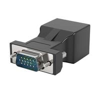 Uqezagpa VGA al convertitore Ethernet segnali chiari durata ABS VGA Extender a RJ45 adattatore per video networking ABS