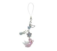 Uqezagpa Vibrant Handmade Fish Star Bead Phone Charm Ciondolo Robusto Acrilico Materiali Con Lunghezza Regolabile Disegni Moda Cellulare Cordino, Misura unica, come descritto, come descritto