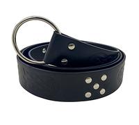Uqezagpa Vintage Medievale Cintura In Vita Per Gli Uomini Donne Costume Anelli di Metallo Cinghia Della Vita Puntelli Del Partito Cintura Per Cavaliere Accessori Costume, Nero , Taglia unica