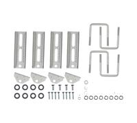 UQgrtMrTz Set di staffe per cuccetta per rimorchio per Barche in Metallo, traversa Girevole Compatibile con Il Trasporto Marittimo