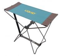 Uquip Mini sgabello pieghevole da campeggio, da campeggio, da pesca, 100 kg, colore: blu/grigio
