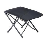 Uquip Finley Air Mesh I poggiapiedi pieghevole per sedie pieghevoli, con portata di 100 kg, poggiapiedi portatile, per campeggio, escursioni, festival e viaggi, utilizzabile anche come sgabello da