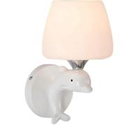 UQVUFIYJ Applique da Parete a LED con Testa Singola, lampade Decorative a Forma di Delfino, lampade da Comodino for Camera da Letto Moderna, Soggiorno, Studio, Sala da Pranzo, Parete Sorgente