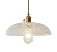 UQVUFIYJ Lampada a Sospensione Creativa a Forma di Cappello con Vite in Vetro a Testa Singola, for Illuminazione da soffitto, Soggiorno, Sala da Pranzo, Cucina, Decorazione, Lampada a Sospensione