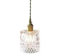 UQVUFIYJ Lampada a Sospensione in Vetro Giapponese E27, Semplice Lampada a Sospensione Personalizzata for Ristorante, Balcone, caffetteria