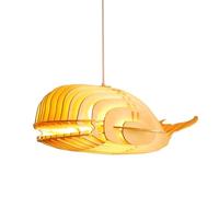 UQVUFIYJ Lampada a Sospensione Rustica a Forma di Balena in Legno, Lampada a Sospensione a Forma di Pesce in Legno Naturale, Lampada a Sospensione a Forma di Balena sopra l'isola della Cucina