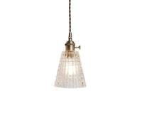 UQVUFIYJ Lampada a Sospensione scandinava Creativa Personalizzata con Una Sola Testa, Piccola Lampada a Sospensione in Vetro for Ingresso, Camera da Letto, Comodino, Illuminazione Decorativa(B)