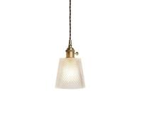 UQVUFIYJ Lampada a Sospensione scandinava Creativa Personalizzata con Una Sola Testa, Piccola Lampada a Sospensione in Vetro for Ingresso, Camera da Letto, Comodino, Illuminazione Decorativa(C)
