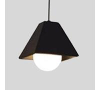 UQVUFIYJ Lampadario Moderno Minimalista Geometrico Color Metallo, lampadario Industriale scandinavo, lampadario a Sospensione E27 con Testa Singola, Semplice
