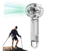 ur portatile, ventilatore da mano | Ventilatore da trucco ricaricabile con compressione e freddo, 2000 mAh alimentato a batteria, 3 velocità, circolatore d'aria wireless per il campeggio di viaggio