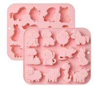 UR URLIFEHALL 2 stampi in silicone a forma di animale dello zodiaco cinese per cioccolato