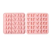 UR URLIFEHALL 2 stampi in silicone a forma di orso, per decorare torte, dolci, caramelle, sapone, gelatina, biscotti, cubetti di ghiaccio