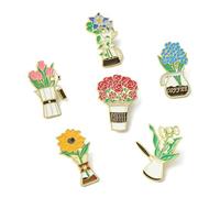 UR URLIFEHALL Diverse forme Pin Badge Set Zaino Spilla Spille per Vestiti Cappelli Giacca Jeans Sciarpa Decorazione Artigianale Clip di Fissaggio
