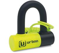 UR59 Blocca Disco per Moto Antifurto Moto Mini U ø14mm Doppio Bloccaggio