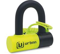 UR59 Blocca Disco per Moto, Antifurto Moto Mini U Ø14Mm Doppio Bloccaggio, Lucch